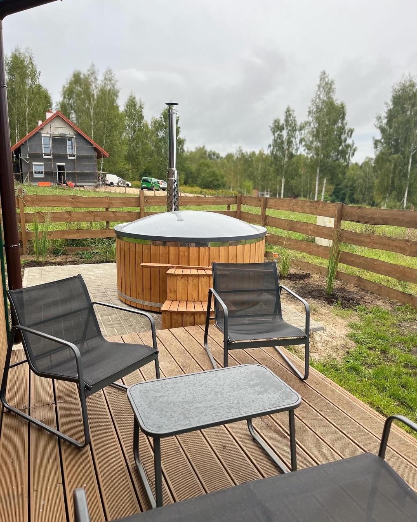 Zielona Chatka Nad Sapina Pozezdrze Exterior foto