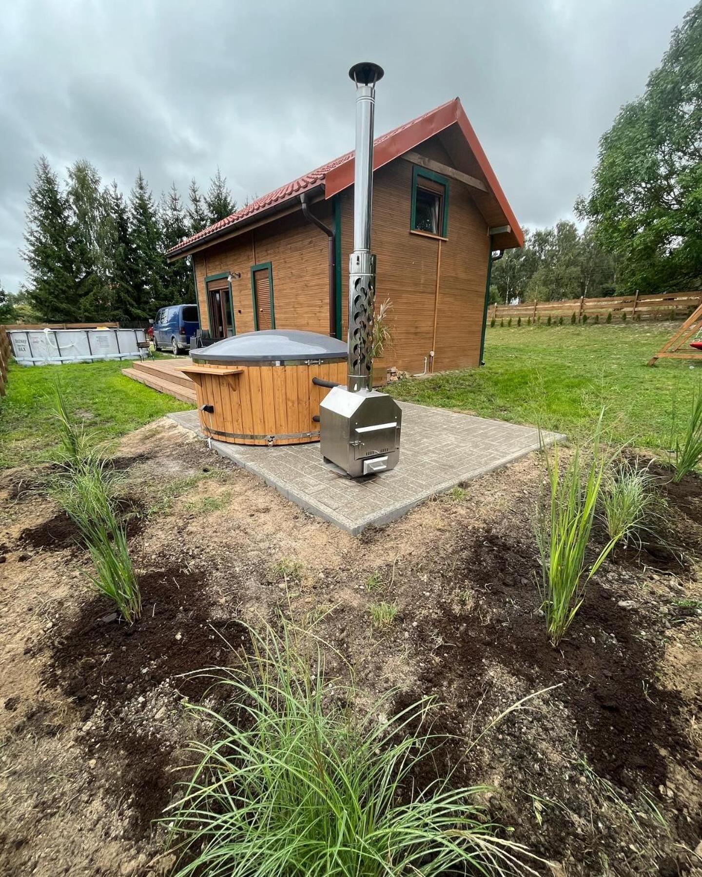 Zielona Chatka Nad Sapina Pozezdrze Exterior foto